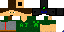 Minecraft skin texture, 64x32 legacy pixels