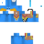 Minecraft skin texture, 64x64 pixels