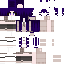 Purple Minecraft skin texture, 64x64 pixels