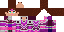 Minecraft skin texture, 64x32 legacy pixels