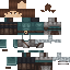 Minecraft skin texture, 64x64 pixels