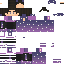 Minecraft skin texture, 64x64 pixels