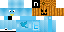 Minecraft skin texture, 64x32 legacy pixels