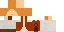 Minecraft skin texture, 64x32 legacy pixels