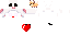 Minecraft skin texture, 64x32 legacy pixels