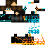Minecraft skin texture, 64x64 pixels