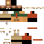 Minecraft skin texture, 64x64 pixels
