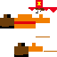 Minecraft skin texture, 64x64 pixels