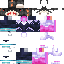 Minecraft skin texture, 64x64 pixels