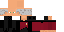 Minecraft skin texture, 64x32 legacy pixels