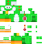 Minecraft skin texture, 64x64 pixels