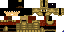 Minecraft skin texture, 64x32 legacy pixels