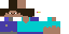 Minecraft skin texture, 64x32 legacy pixels