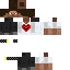 Minecraft skin texture, 64x64 pixels