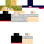Minecraft skin texture, 64x64 pixels