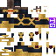 Minecraft skin texture, 64x64 pixels