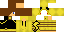 Minecraft skin texture, 64x32 legacy pixels