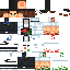 Minecraft skin texture, 64x64 pixels