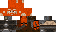 Minecraft skin texture, 64x32 legacy pixels