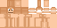 Minecraft skin texture, 64x32 legacy pixels
