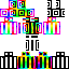Minecraft skin texture, 64x64 pixels