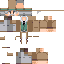 Minecraft skin texture, 64x64 pixels
