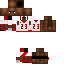 Minecraft skin texture, 64x64 pixels