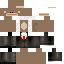 Minecraft skin texture, 64x64 pixels