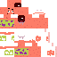 Minecraft skin texture, 64x64 pixels