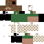 Minecraft skin texture, 64x64 pixels