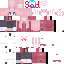 Minecraft skin texture, 64x64 pixels