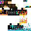 Minecraft skin texture, 64x64 pixels