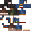 Minecraft skin texture, 64x64 pixels