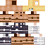 Minecraft skin texture, 64x64 pixels
