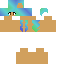 Minecraft skin texture, 64x64 pixels