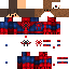 Minecraft skin texture, 64x64 pixels