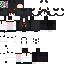 Minecraft skin texture, 64x64 pixels