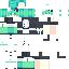 Minecraft skin texture, 64x64 pixels
