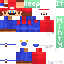 Minecraft skin texture, 64x64 pixels