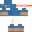 Minecraft skin texture, 64x64 pixels