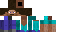 Minecraft skin texture, 64x32 legacy pixels