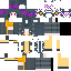 Minecraft skin texture, 64x64 pixels