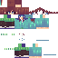 Minecraft skin texture, 64x64 pixels