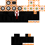 Minecraft skin texture, 64x64 pixels