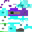 Minecraft skin texture, 64x64 pixels