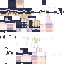 Minecraft skin texture, 64x64 pixels