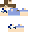 Minecraft skin texture, 64x64 pixels