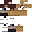 Minecraft skin texture, 64x64 pixels