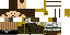 Minecraft skin texture, 64x32 legacy pixels