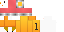 Minecraft skin texture, 64x32 legacy pixels